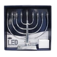 thumbnail image 2 of Rite Lite 12.25" Lustrous Polished LED Electric Hanukkah Menorah - Silver, 2 of 2