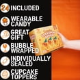 thumbnail image 4 of Pumpkin Lollipop Rings, Fall and Thanksgiving Candy, 24 Count, 12.7 Ounce Box, 4 of 8