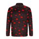 thumbnail image 4 of Blusa y camisa de manga larga con cuello vuelto para hombre, jersey de solapa con cremallera de manga larga, blusa informal con estampado de San Valentín para hombre, blusa de poliéster, 4 of 5