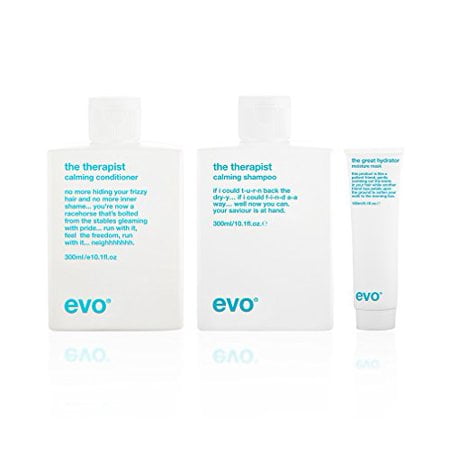 Evo Calming Shampoo & Conditioner Duo, 10.1 Oz The Great Hydrator Moisture Mask, 5.1 Oz -