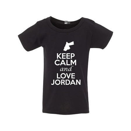 

Keep Calm And Love Jordan Country People Patriotic Toddler Kids T-Shirt Tee
