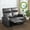 Dark Grey, variant on MCombo 56" Zero Wall Hugger Power Recliner Loveseat Sofa for Small Space, Living Room, RV, Beige
