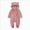 A46--Watermelon Red, variant on 6-9 Months Preemie Sleep & Play One-Piece Bodysuit Newborn Infant Baby Boys Girls Snowsuit Winter Coat Warm Fleece Hooded Footed Romper Jumpsuit Outfits Watermelon Red Newborn Gift