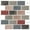 Multicolor, variant on DEWOO Peel and Stick Backsplash - 10 Sheets of 12"×12" - 3D Adhesive Peel and Stick Tile Backsplash for Kitchen, Bathroom, Wall Tile, Black Gray