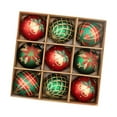 thumbnail image 4 of 9 Uds. de Adornos para árbol de Navidad de 2,3 Pulgadas, Accesorios de Decoración de árbol de Navidad, Decoración Decorativa para Fiesta en Casa, Mult Estilo G, 4 of 8