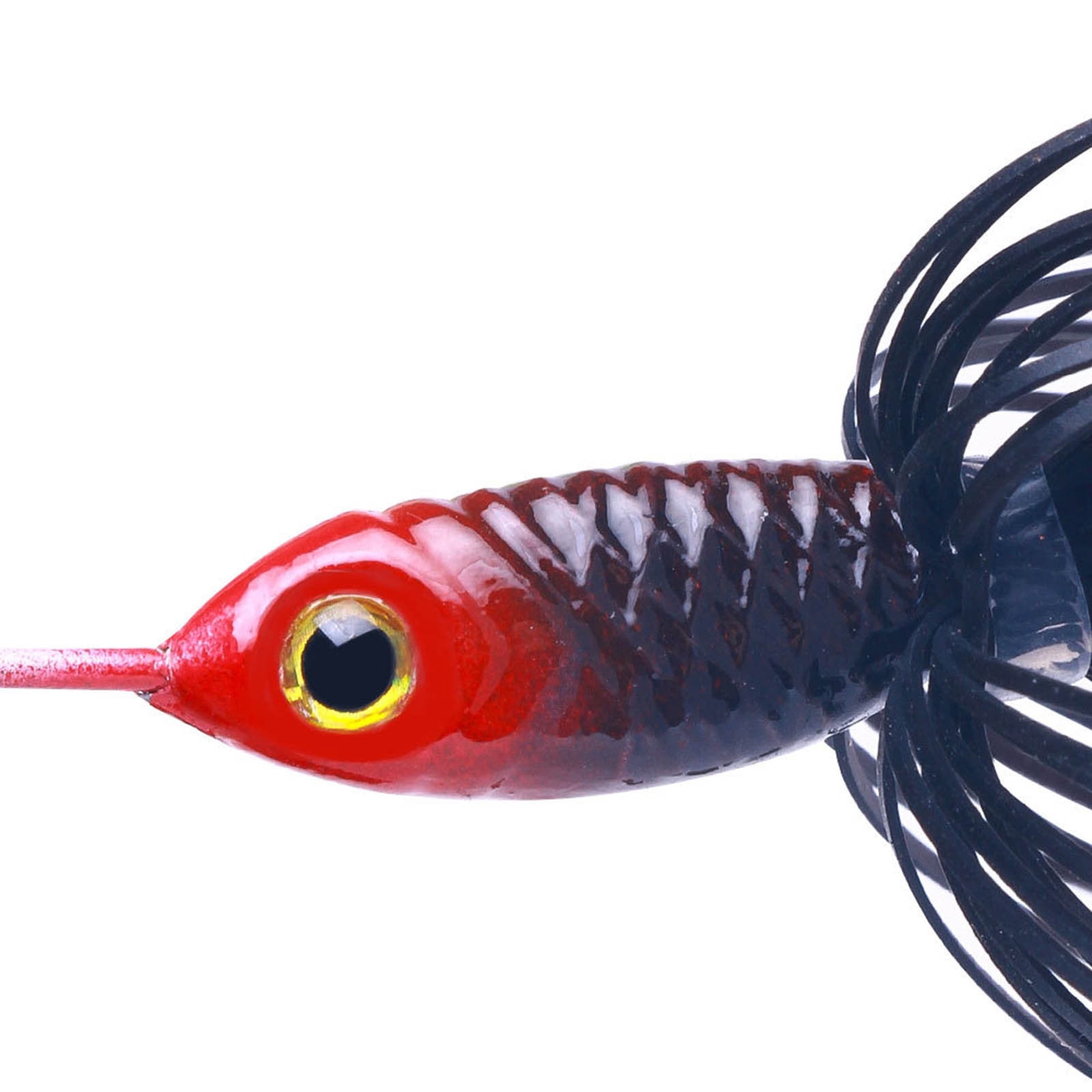 Spinnerbaits Fishing Lures 4 Willow Leaf Blades Artificial Bass Lure 0.8oz Wobblers with Silicone Skirt Sequin Jig Bait for Trout Walleye Crappie Pike Outdoor Leisure Activity Accessories
