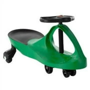Toy Time Zig Zag Car- Ride-On Toy for Kids Ages 3 and Up- Twist and Turn Scooter in Green