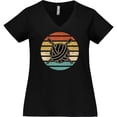 thumbnail image 3 of Inktastic Knitting Club Yarn Gift for Knitter Women's Plus Size V-Neck T-Shirt, 3 of 5