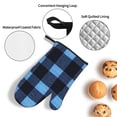 thumbnail image 5 of Kitchen Gloves Heat Insulation Pad Three Sets Of Heat Proof Waterproof Fabric Easy To Clean For Pot Cover Microwave Oven End Bowl Plate Darkslateblue Buffalo Plaid Check Tartan Scotland_1, 5 of 8