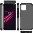 thumbnail image 4 of Case and Pouch Bundle for REVVL 6 5G: Dual Layer Slim Case (Grey) and Vertical Rugged Nylon Belt Holster, 4 of 9