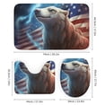 thumbnail image 3 of Animal Guardian America 4 Piece Shower Curtain Sets, with Non-Slip Rugs, Toilet Lid Cover And Bath Mat, for Bathroom Decor Set, 3 of 8