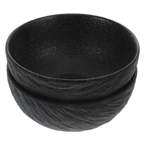 MLINS 2pcs Ceramic Bowls Set Rock Texture Design Porcelain Serving Bowls Dessert Bowls Kitchen Soup Bowls For Family Gatherings Daily Use