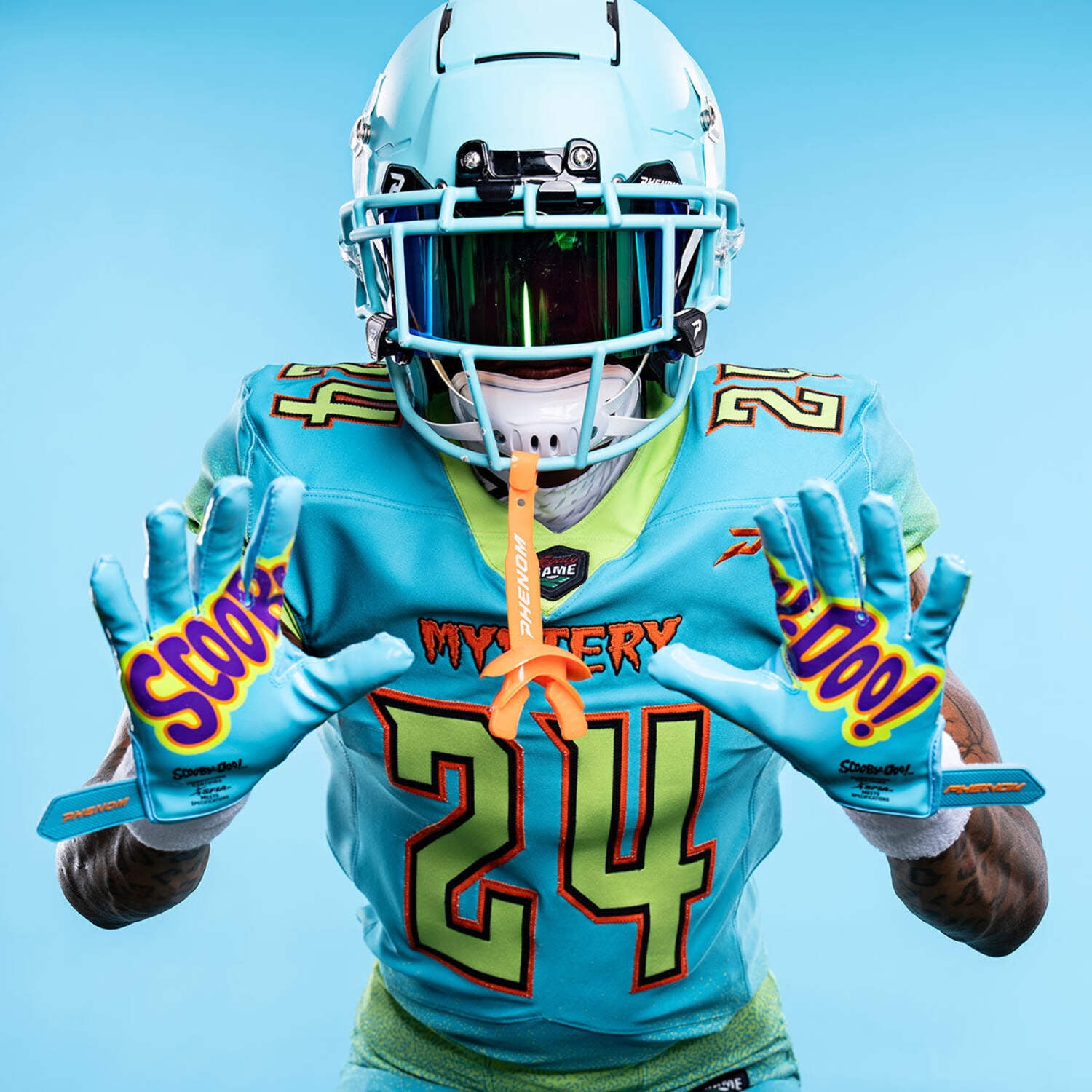 Scooby-Doo Football Gloves – VPS1 by Phenom Elite