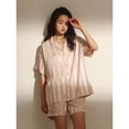 thumbnail image 7 of Ladies Ice Silk New Pajamas Women‘s Luxury Pajama Summer Thin Short Sleeve Summer Pijamas Cool Two Piece Set Female Sleepwear, 7 of 7