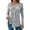 Grey, variant on My Items Shirts for Women Women's Long Sleeve Shirts Women's Loose Buttoned Asymmetrical Long Sleeve Irregular Hem Tunic Top Xxl
