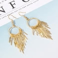 thumbnail image 4 of Pendientes Colgantes Perfecl de Larga para Mujer Aleación dorado, 4 of 8