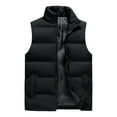 thumbnail image 2 of Njoeus Men's Winter Puffer Vests Casual Outdoor Warm Work Sports Padded Vests Stand Collar Sleeveless Jacket Coat Pockets M-6XL（Available in Big & Tall), 2 of 6