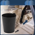 thumbnail image 2 of Bote de basura para automóvil Unique Bargains colgante para asientos delanteros y traseros patrón de tejido 1 pieza negro, 2 of 6