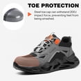 thumbnail image 2 of Sogetch Steel Toe Work Shoes for Men Women Lightweight Breathable Safety Shoes, 2 of 6