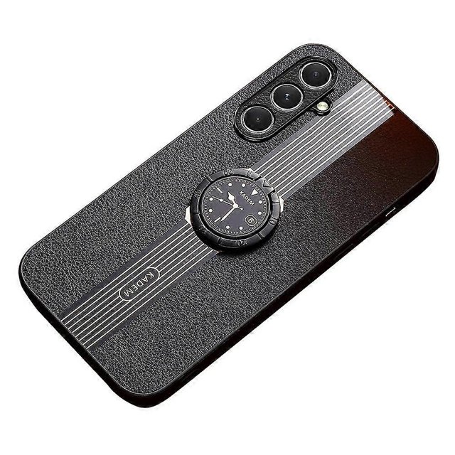 Funda KADEM para Samsung Galaxy M55 5G y F55 5G con soporte para anillo de dedo negro