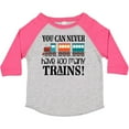 thumbnail image 3 of Inktastic Toy Train Never Have Too Many Trains Boys or Girls Toddler T-Shirt, 3 of 5
