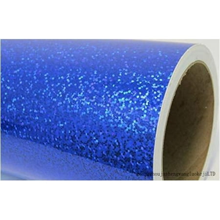 

Sequins Holohic Glitter Sign Vinyl S-Adhesive (24 Inch X 30 Ft Blue)