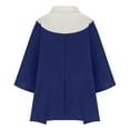 thumbnail image 6 of Winter Dresses for Women 2025 Fall Outfits for Women 2025 Winter Loose Casual Color Matching Jacket Zipper Stand Collar Woolen Top, 6 of 7