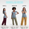 thumbnail image 5 of Essential Basic Scoop Neck Short Sleeve Tee for Women Tshirt -Plus, Mustard, 2XL, 5 of 6