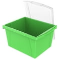 thumbnail image 3 of Storex 4 Gallon &15 L Classroom Storage Bin+ Lid/ Green (6 units/pack), 3 of 7