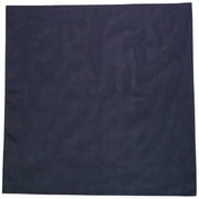 ZanHeadgear B017 100% Cotton Premium Black Bandanna