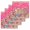Rose Red, variant on Pink Spring Easter Kitchen Dish Towels for Drying Dishes Set of 4, Bunny Eggs Floral Botanical Waffle Weave Microfiber Hand Tea Bathroom Towels Quick Dry & Absorbent Towel 12x12