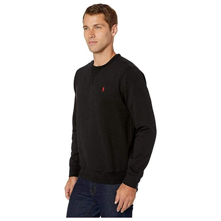 Polo Ralph Lauren POLO BLACK Fleece Crewneck Sweatshirt US Large