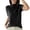 Black, variant on Tiweut Women Casual T-Shirts Knit Pullover Basic Crew Neck Short Sleeve Stretch Outerwear,Beige