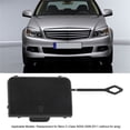 thumbnail image 4 of 2048850124, High  Front Bumper Tow Hook Cover Strong Sealing  For C-Class W204, 4 of 8