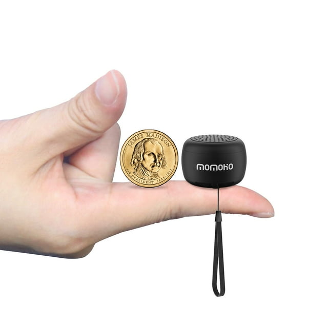 Altavoz Bluetooth MOMOHO Mini inalámbrico con obturador remoto negro