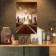 thumbnail image 1 of Ville Moderne et Route - Impression sur Toile, 1 of 3