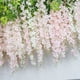 thumbnail image 5 of Advancent Planta de flores artificiales, vid, adorno de hoja colgante, accesorios de fiesta de compromiso, decorativos para el hogar, sala de Decoración del hogar Rosa, 5 of 6