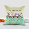 thumbnail image 2 of Flagwix Decorative Outdoor Pillows Cover, God Says You Are Unicorn Patio Cushions For Bed, Chair, Home Decor, Mother's Day Gifts For Her - Square 17"x17", 2 of 5