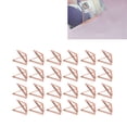 thumbnail image 1 of Porte-cartes de 24 Paquets, Porte-Cartes de Table de Forme Mini Stable Rouille Porte-Numéro de Table Décoratif pour Cartes de Lieu, Réception de Mariage, Table, Fête, Bureau, Carte de Visite, 1 of 8