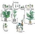 thumbnail image 3 of Efavormart Green Potted Plants/Planters Wall Decals, Peel & Stick Decor Stickers, 3 of 7