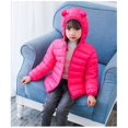 thumbnail image 4 of Ougyinr 6M-5Y Baby Boys Girls Winter Coats Toddler Bear Hoods Down Jacket Infant Kids Light Puffer Padded Outwear, 4 of 9