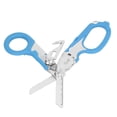 thumbnail image 2 of Pocket Scissors, Ruler Wrench Folding Scissors Wind Breaker Cutter Stainless Steel  For Outdoor Black,Black Orange,Blue,Orange,Green,Red, 2 of 8