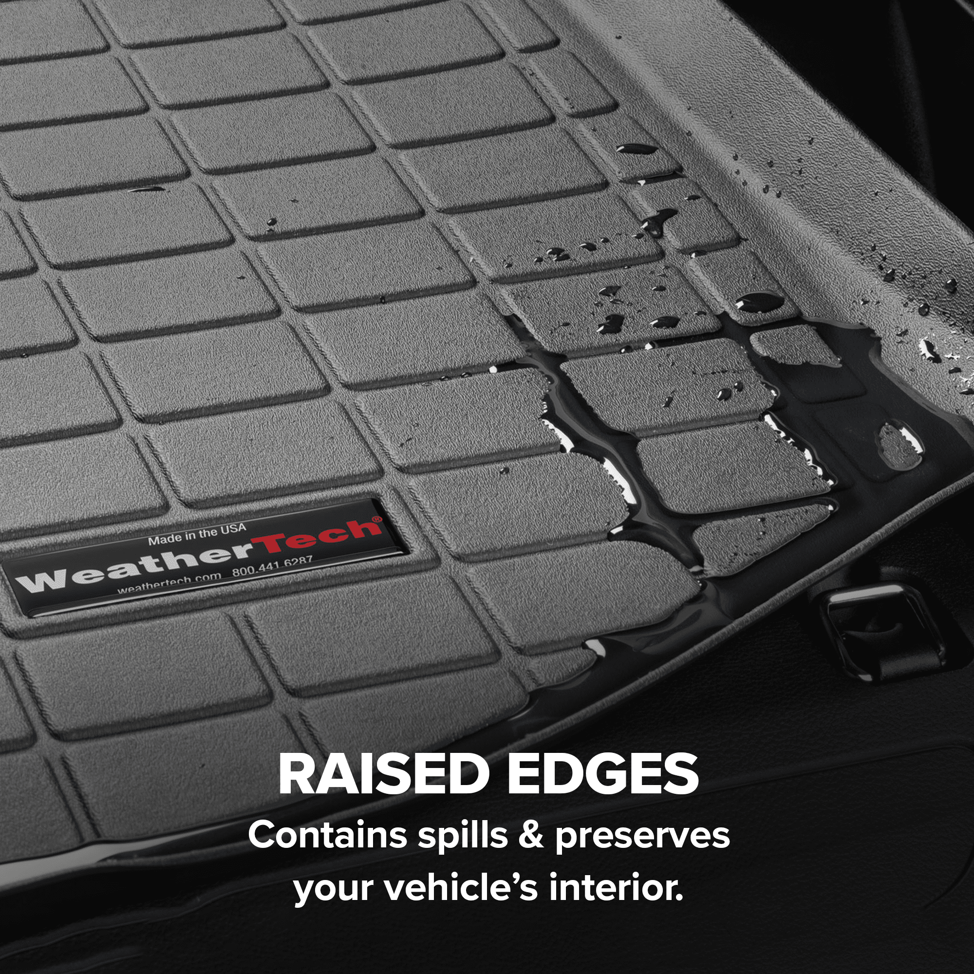 WeatherTech Cargo Trunk Liner compatible with 2012-2018 Ford Focus - Trunk, Black