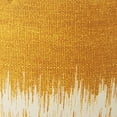 thumbnail image 4 of 20"  Rustic Yellow Abstract Round Pouf Ottoman, 4 of 8