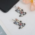 thumbnail image 3 of Unique Bargains 2 Pcs Dust Plug Charm for Type-C Dog Pendants Anti Dust Plugs Gray White, 3 of 5