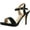Black, variant on Womens Robin-107 Ankle Strap Dress Sandals