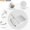 thumbnail image 4 of Cheese Slicer Cutter, Stainless Steel Cheese Cutter Board with Blade for Block Cheese, Vegetables, Butter, Sausages, Bread, 4 of 6