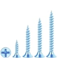 385PCS Flat Head Yellow zinc Wood Screws, Quick Metal self Tapping Flat ...