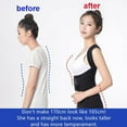 thumbnail image 4 of iMucci Back Brace Posture Corrector for Men and Women, Adjustable Posture Back Brace for Upper and Lower Back Pain Relief, Muscle Memory Support Straightener, 4 of 8
