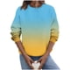 thumbnail image 2 of Xuyuer Women's Valentines Day Tops Casual Crewneck Funny Graphic Long Sleeve Shirts Cute Loose Fit Lightweight Dressy Sweatshirt, 2 of 5